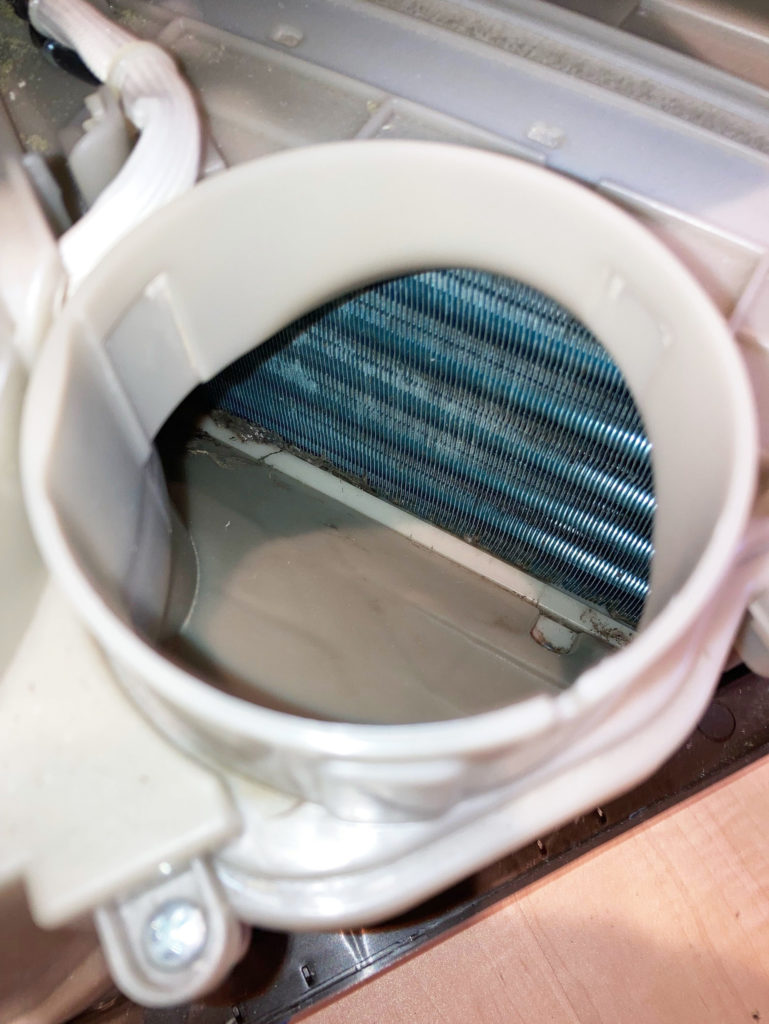 東芝ドラム式洗濯機　ヒートポンプ清掃